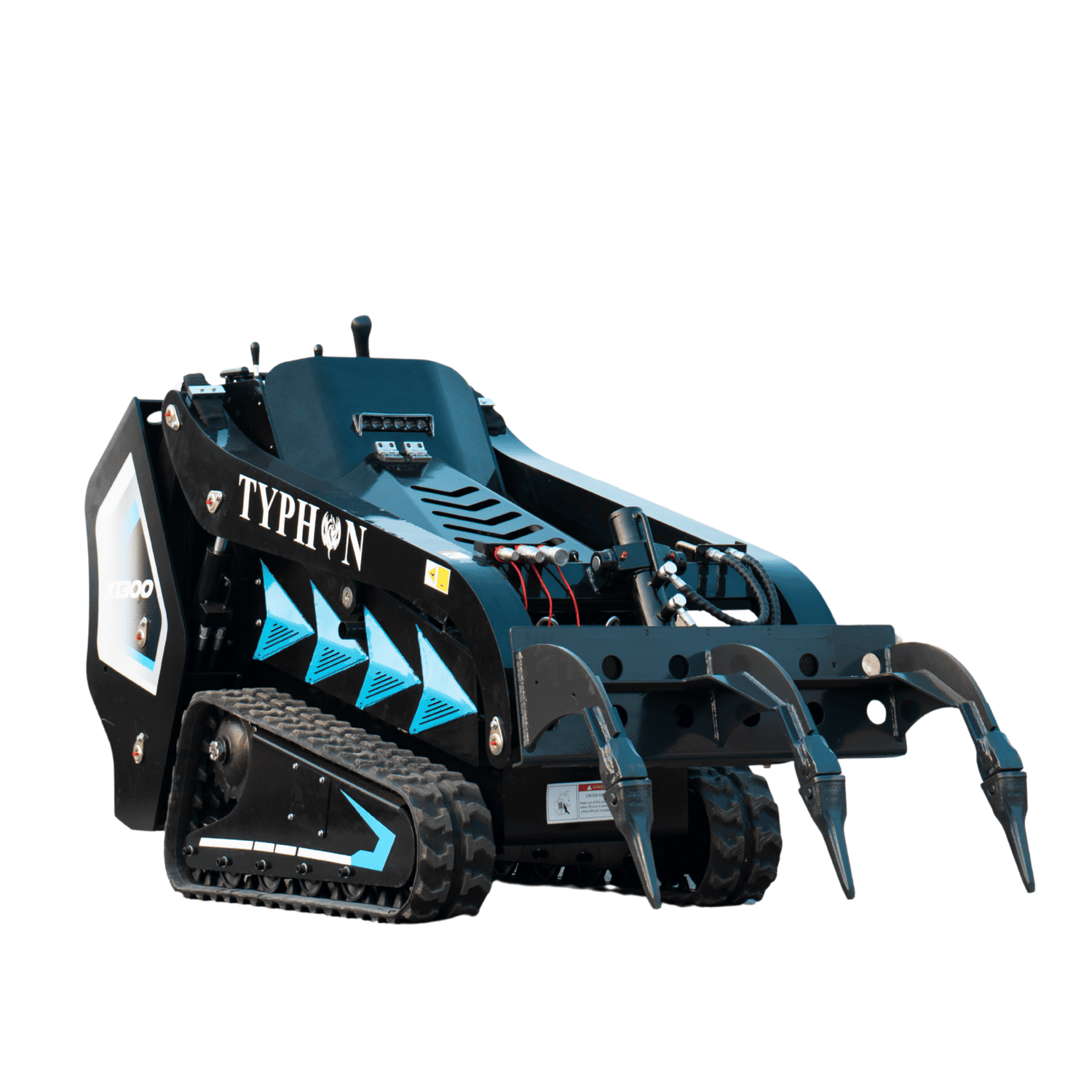 NEW TYPHON STOMP X1300 & STOMP 509 Mini Skid Steer Ripper Attachment 3 Tooth - Image 2