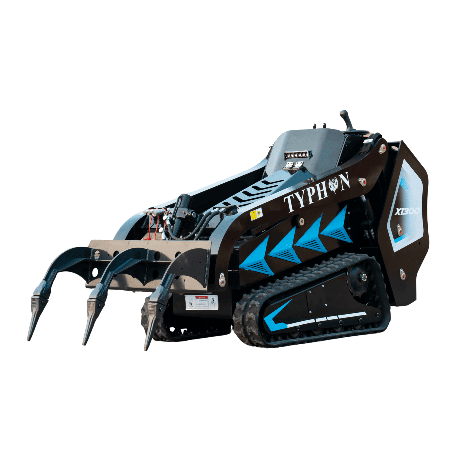 NEW TYPHON STOMP X1300 & STOMP 509 Mini Skid Steer Ripper Attachment 3 Tooth - Image 3