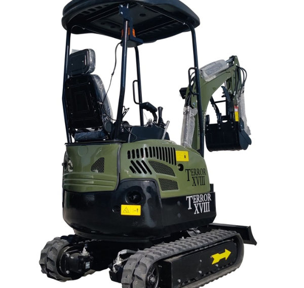 Typhon Terror XVIII Mini Excavator Rubber Track with Kubota Diesel Engine - Image 3