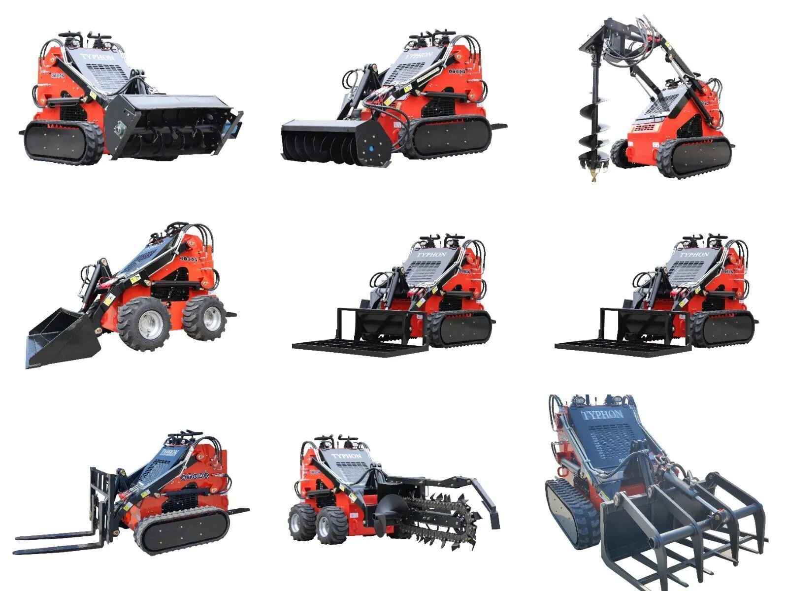 Skid Steer Loader 4 in one Bucket Attachment - Image 9