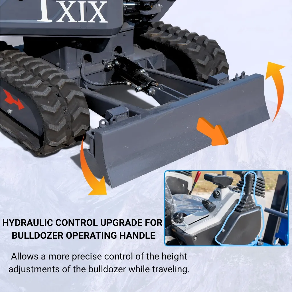 TYPHON TERROR XIX STORM Mini Excavator – 4000lbs Trench Digger with Boom Swing, Canopy, Retractable Tracks - Image 4