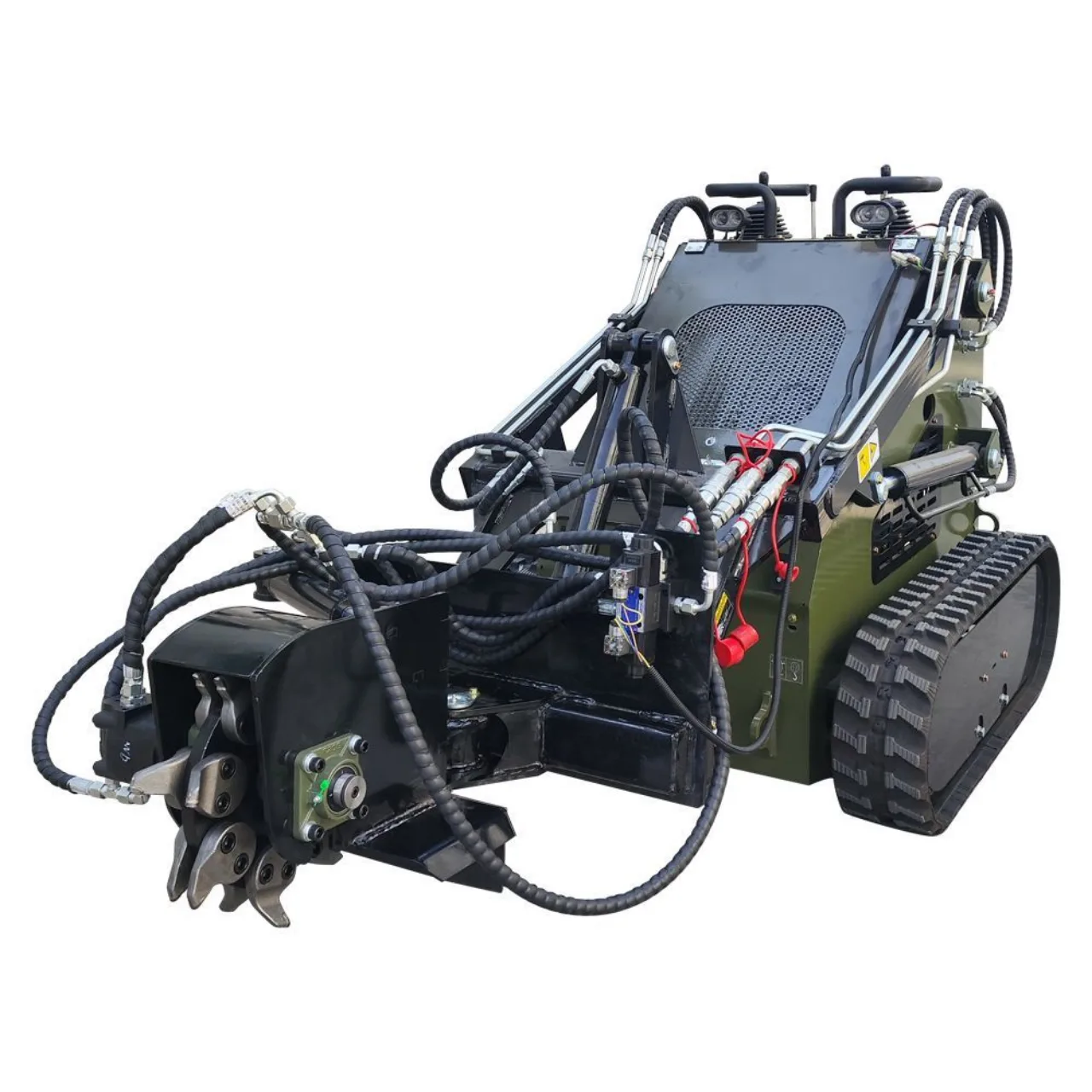 Skid Steer Loader Stump Grinder Attachment USA