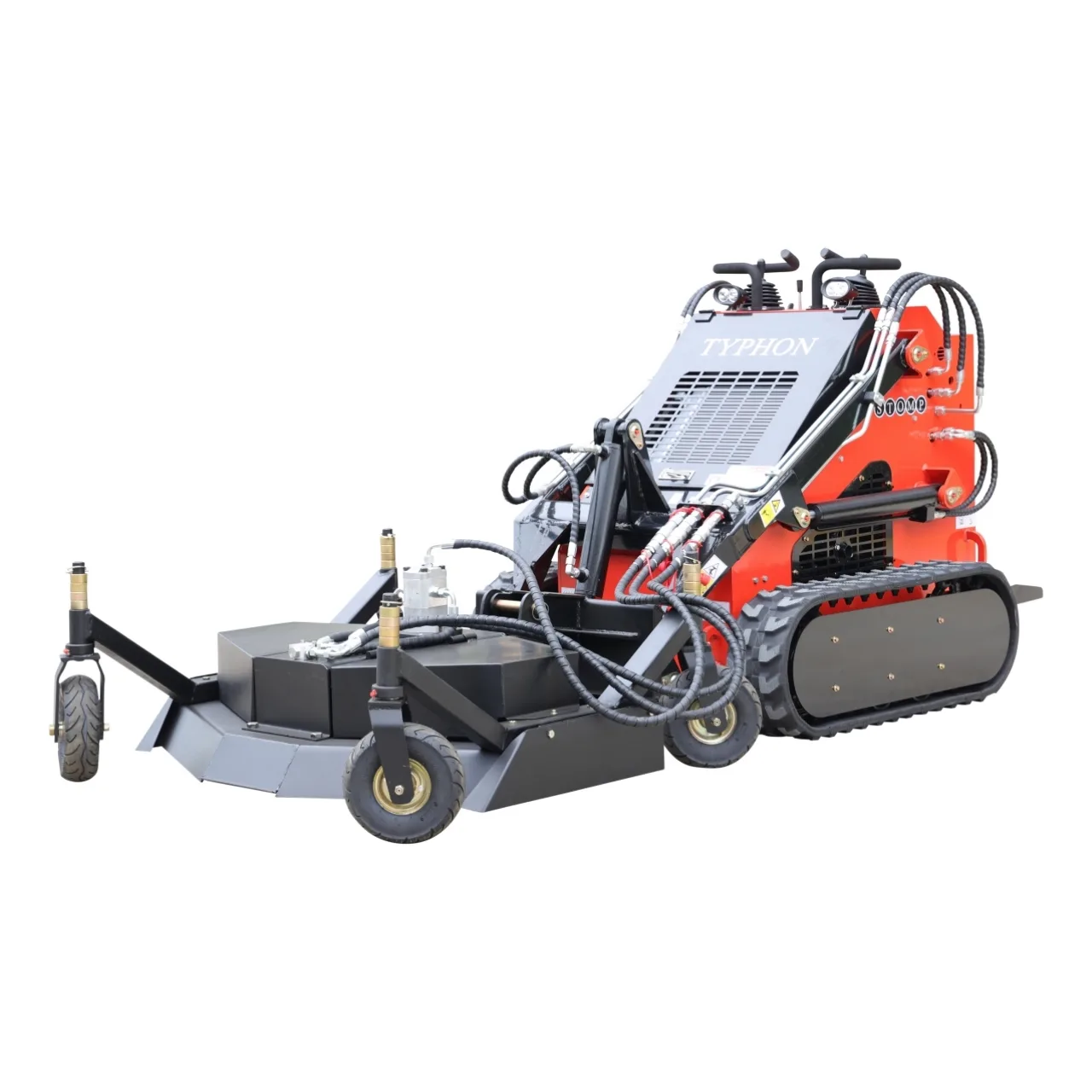 Skid Steer Loader Lawn Mower Attachment USA - Image 2