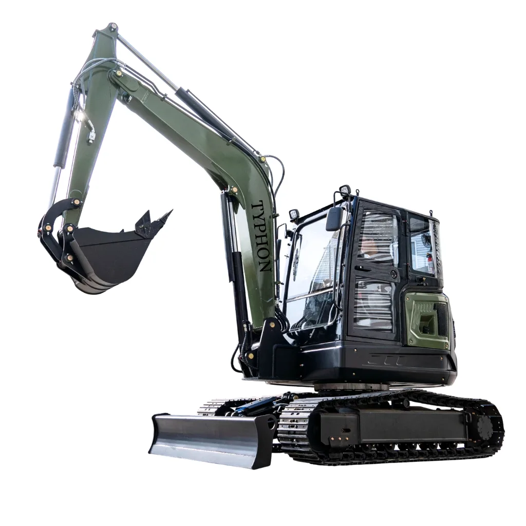 TYPHON TERROR LXV 6.6 Ton Excavator Kubota V2607 56.9HP AC/Heater Cabin Boom Swing - Image 3