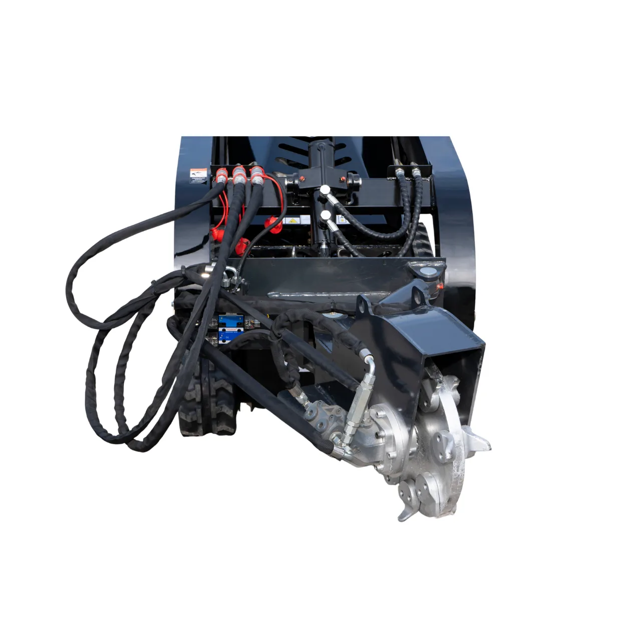 Hydraulic Swing Stump Grinder Attachment for TYPHON STOMP X1300 & STOMP 509 Mini Skid Steers - Image 5
