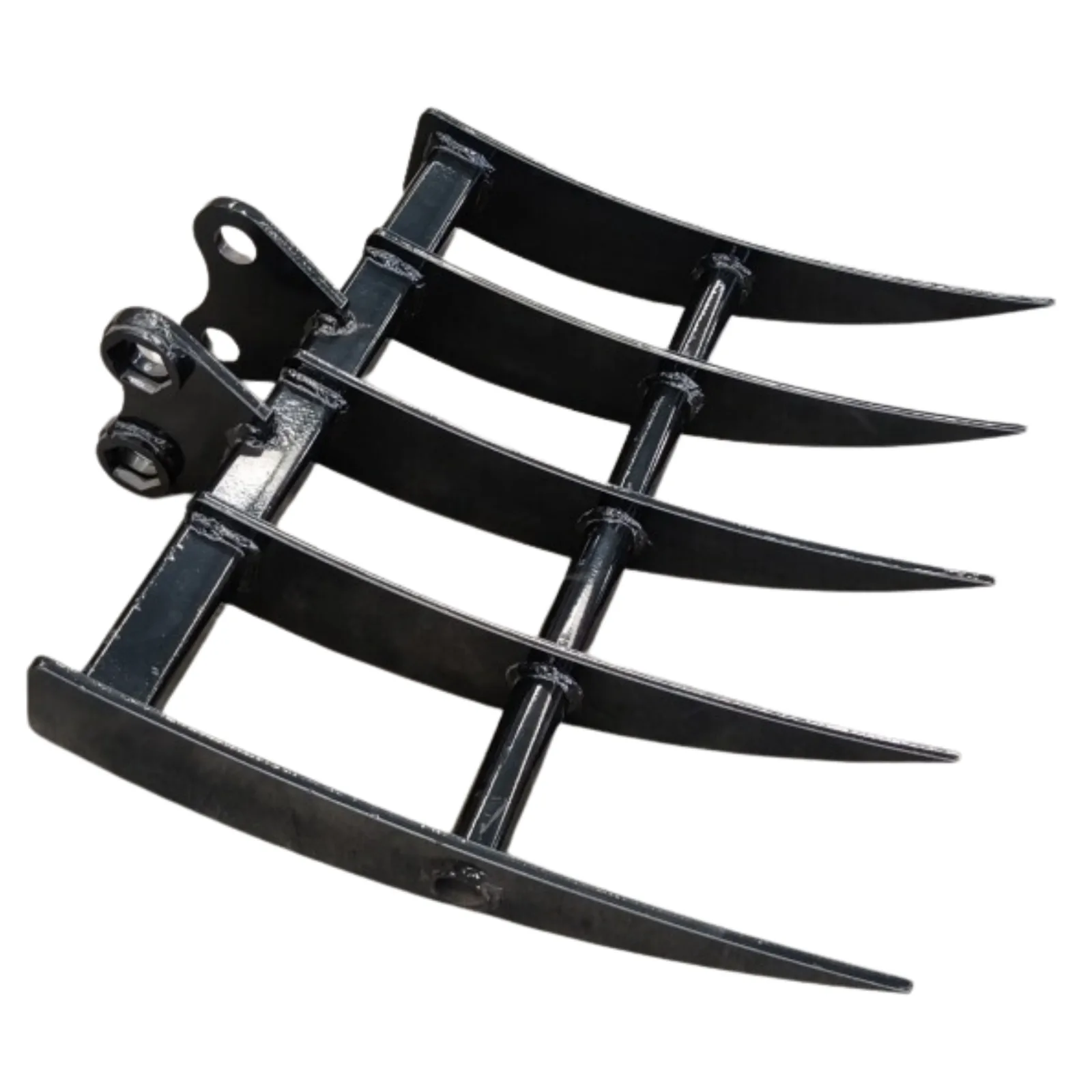 Rake: Mini Excavator Attachment for Grading, Leveling, Loosening , Removing Soil USA