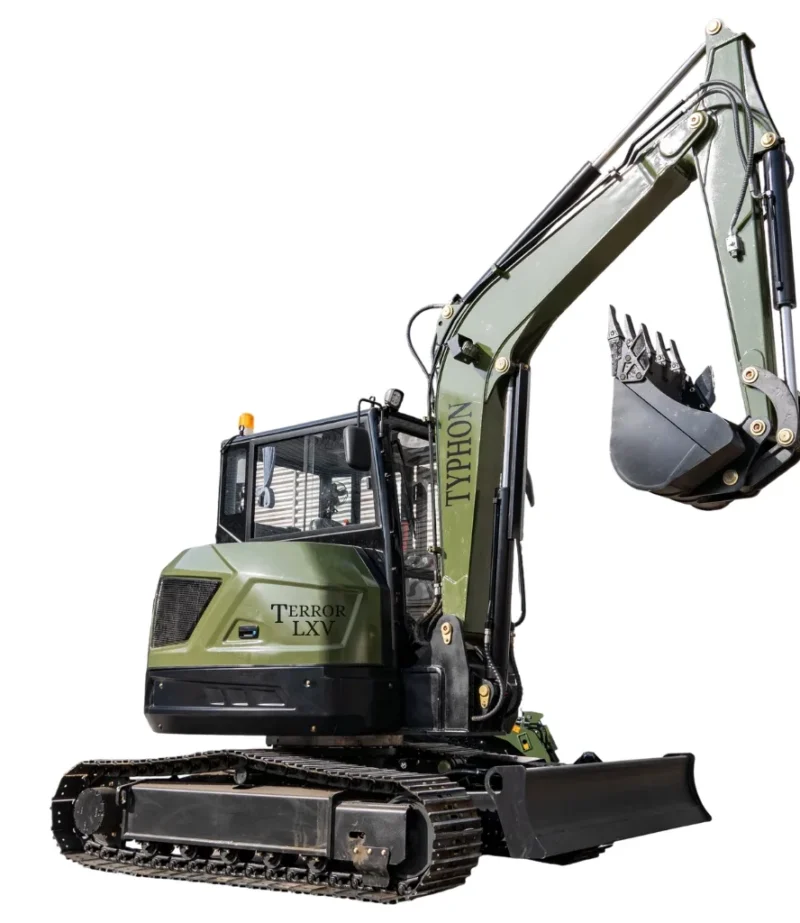 TYPHON TERROR LXV 6.6 Ton Excavator Kubota V2607 56.9HP AC/Heater Cabin Boom Swing