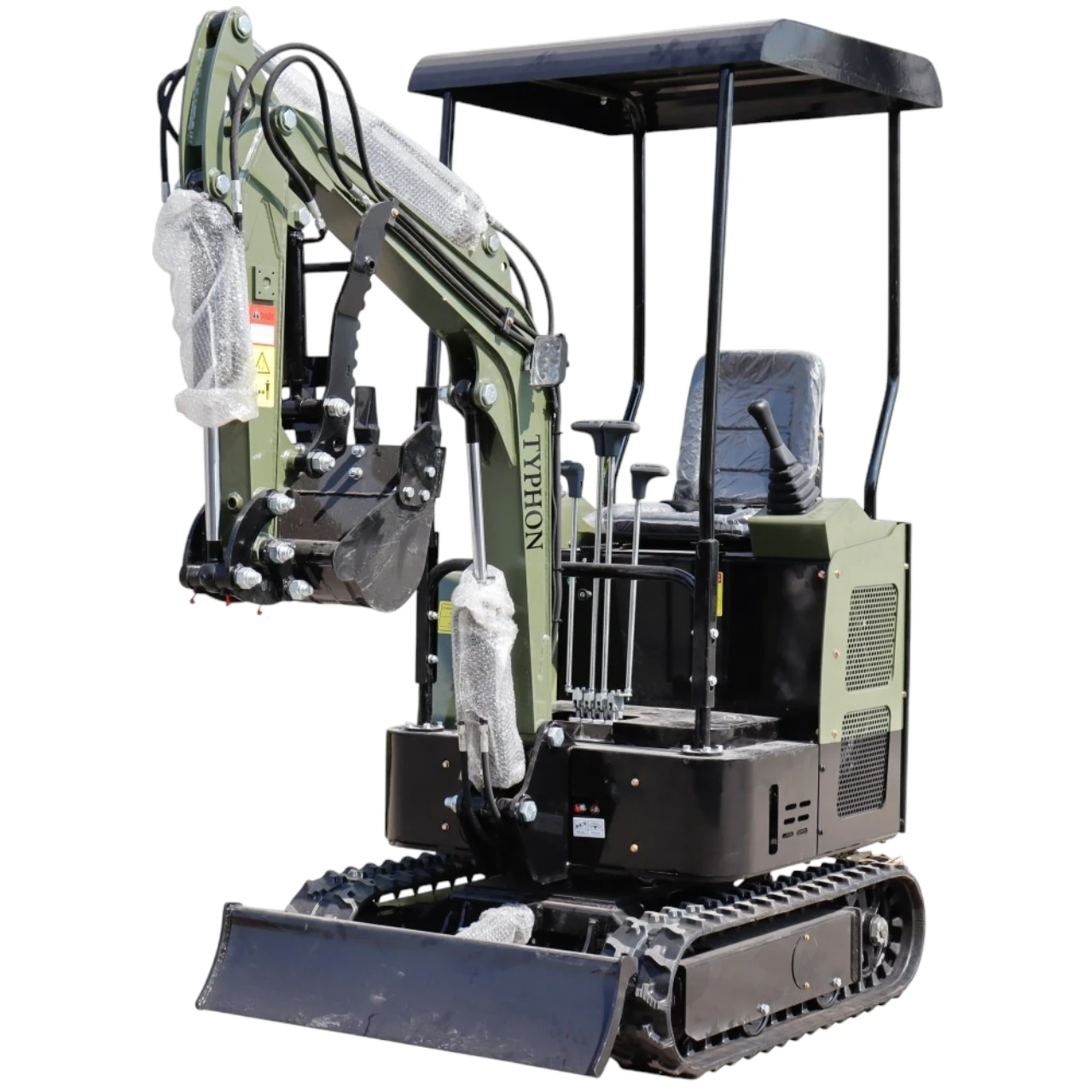TYPHON TERROR XV STORM Mini Excavator – 1.05 Ton Trench Digger 13.5hp B&S EPA Engine USA