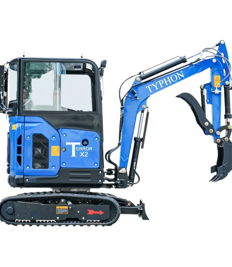 TYPHON TERROR X2 Mini Excavator 2.7 Ton EPA Diesel Kubota V1505 Engine USA