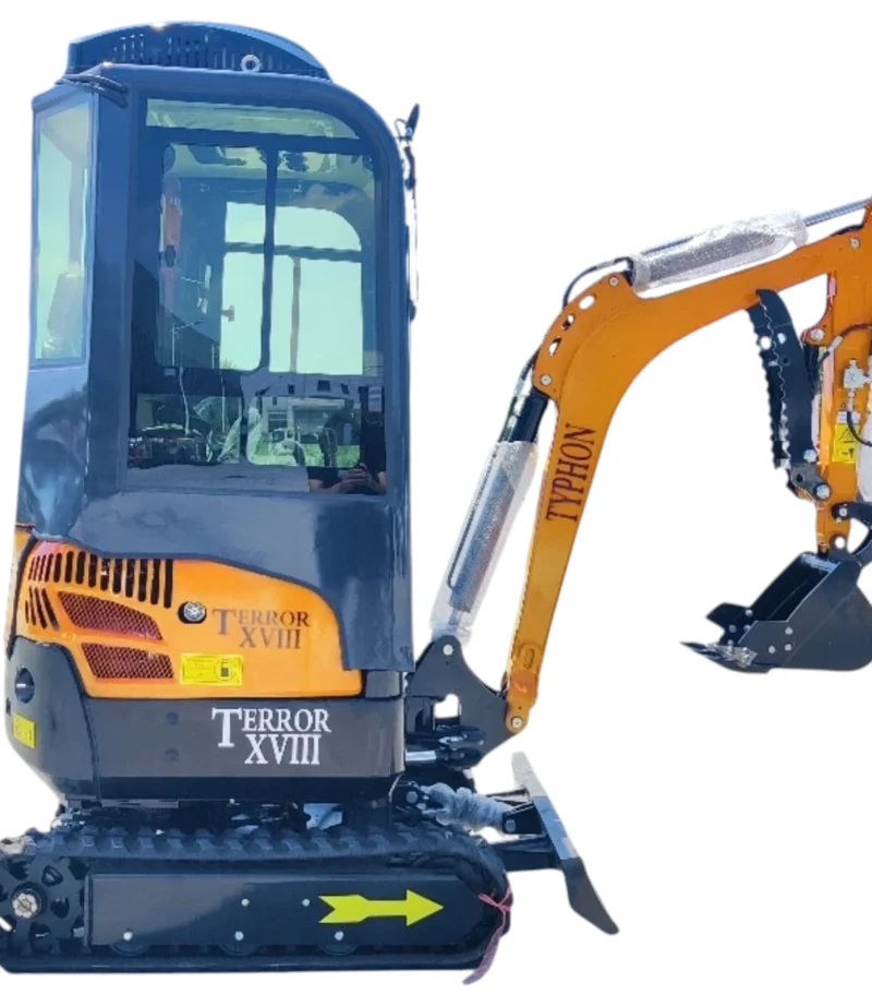 TYPHON TERROR XVIII Prestige 2 Ton Mini Excavator KUBOTA Diesel Engine USA