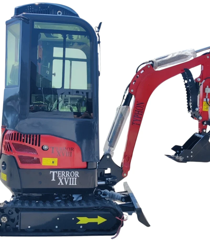 TYPHON TERROR XVIII Prestige 2 Ton Mini Excavator, KUBOTA Diesel Engine USA