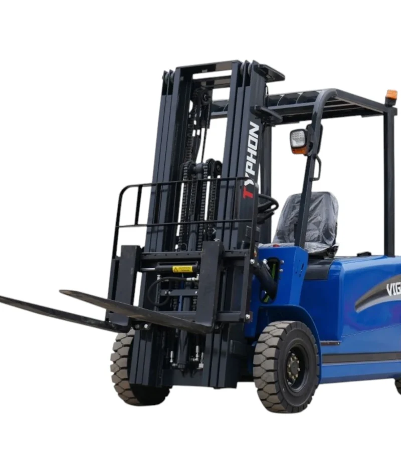 New 2025 TYPHON VIGOR 3.0 Blue Electric Forklift 3 Ton Lifter Lift Truck Jitney Hi-Lo