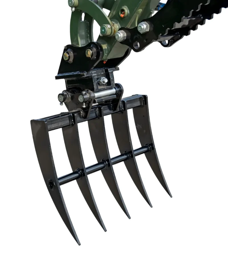 Mini Excavator Rake Compact Attachment General for for TERROR XXV and other 2.1-3 Ton Mini Excavators USA