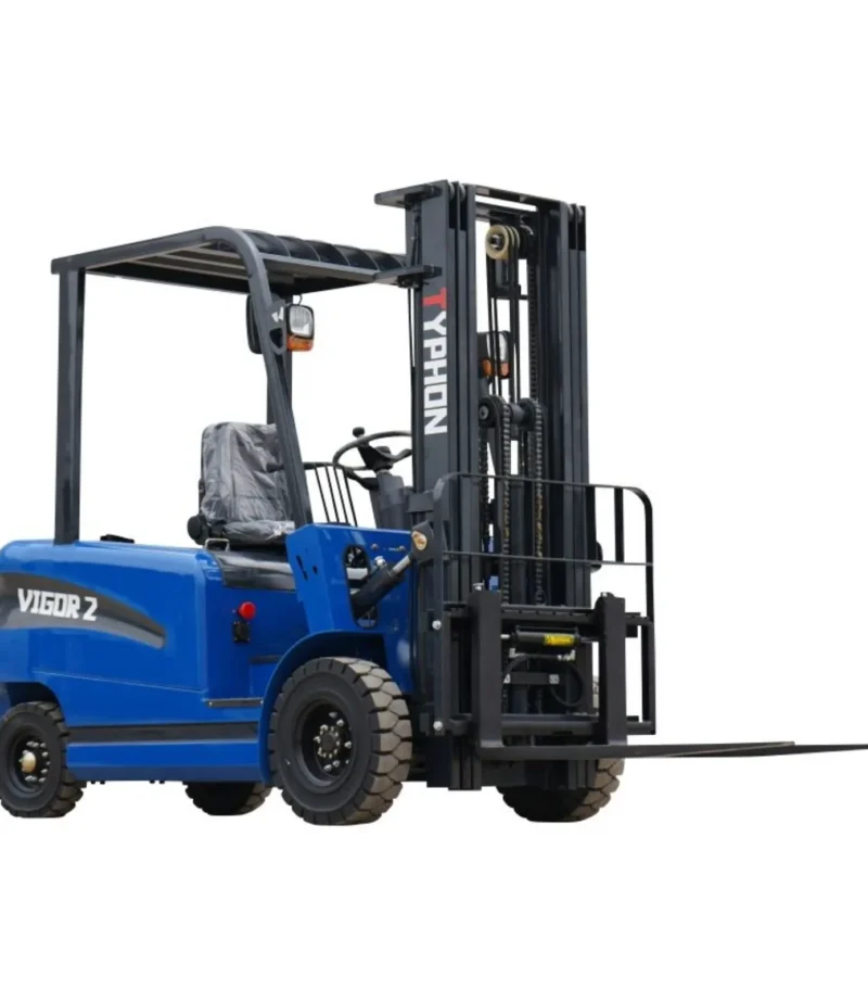 New 2025 TYPHON VIGOR 2 Blue Electric Forklift 2 Ton Lifter Lift Truck Jitney Hi-Lo