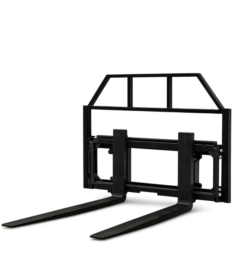 TYPHON Skoop Hydraulic Pallet Fork Attachment for Wheel Loader 43 Inch 11.1 GPM