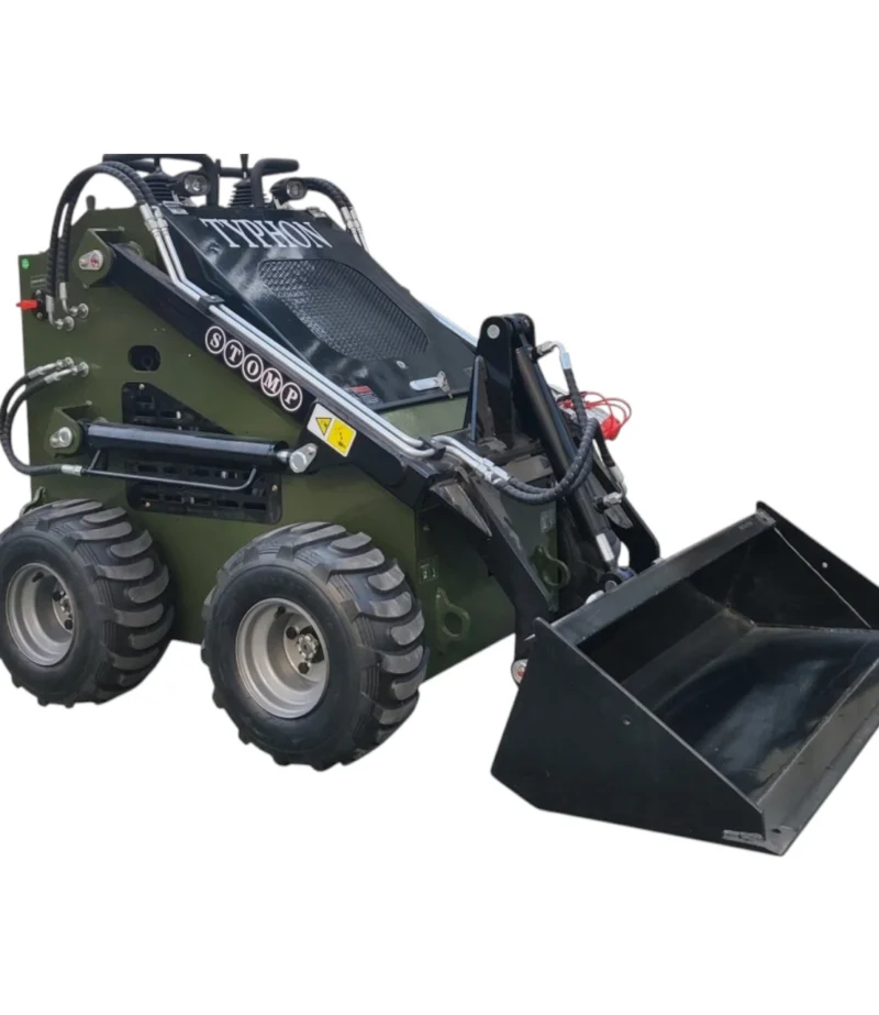 Skid-Steer Loader Wheeled 22.1 HP Honda EPA Gasoline Engine for Gardens, Farming