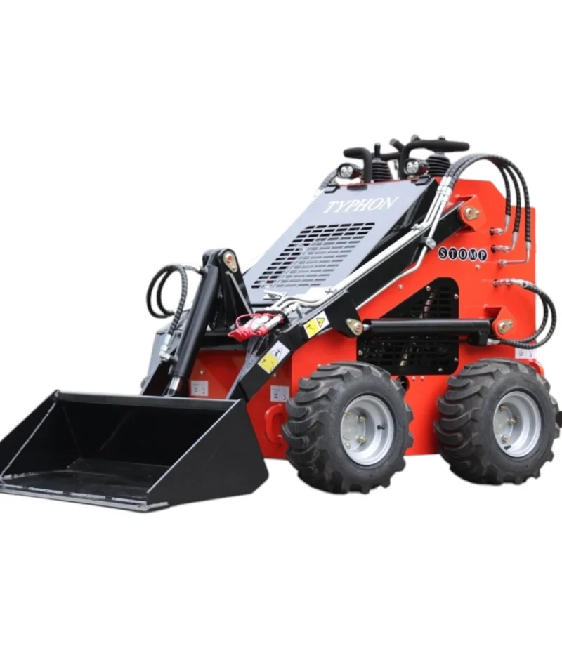 Brand New TYPHON STOMP 1,800lbs Mini Skid Steer 23.5HP Wheel Gas EPA B & S Engine USA