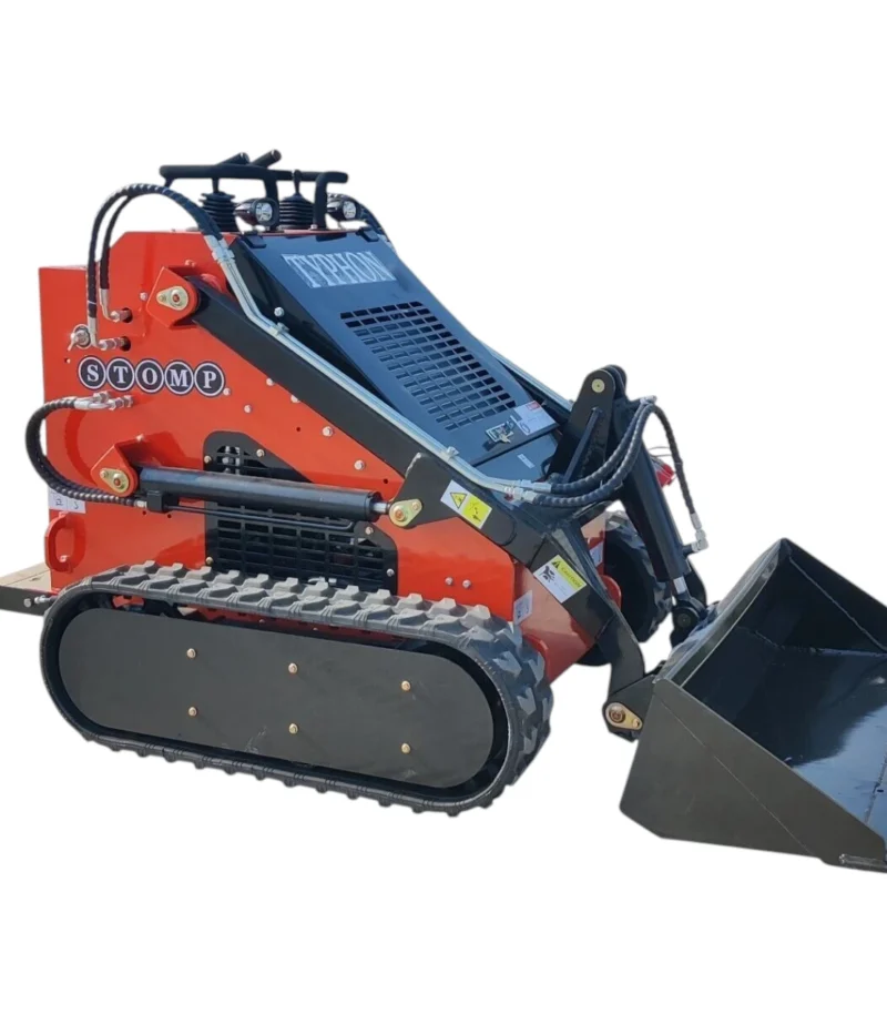Skid-Steer Loader Tracked 22.1 HP Honda EPA Gasoline Engine for Gardens, Farming