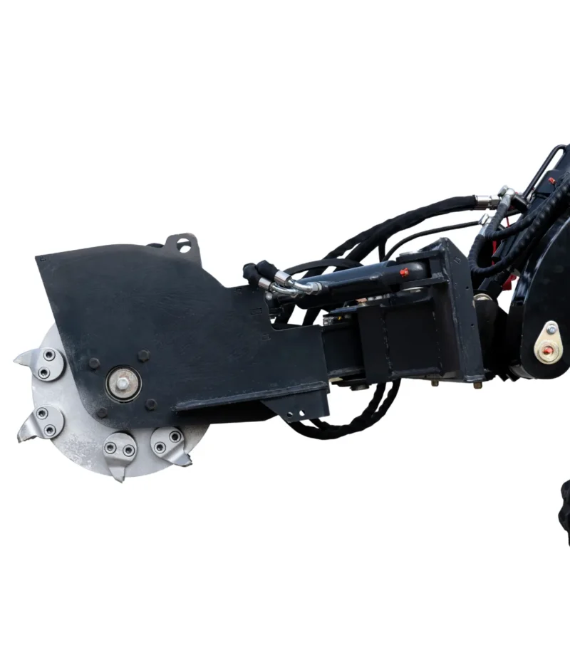 Hydraulic Swing Stump Grinder Attachment for TYPHON STOMP X1300 & STOMP 509 Mini Skid Steers