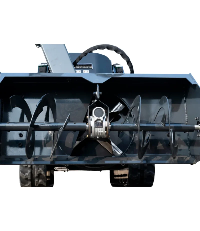 1100mm Hydraulic Snow Blower Attachment for TYPHON STOMP X1300 & STOMP 509 Mini Skid Steers
