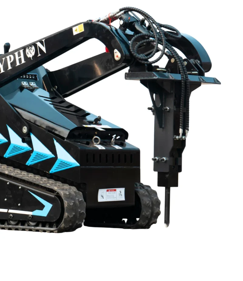 Hydraulic Rock & Concrete Breaker Hammer for TYPHON STOMP X1300 & STOMP 509 Mini Skid Steer Loader