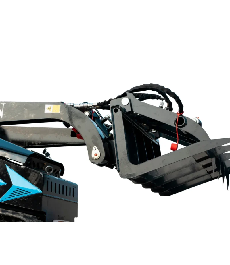 Hydraulic Wood Grabber Attachment Mini Skid Steer TYPHON STOMP X1300 & STOMP 509