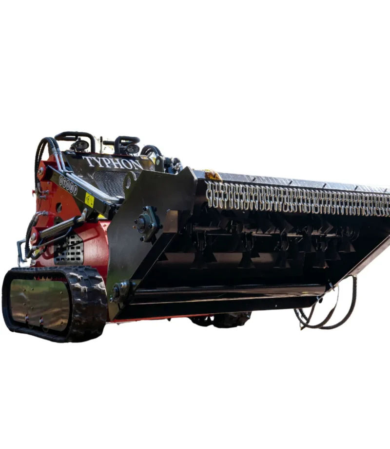 1450mm Heavy Duty Flail Mower Attachment 19 Teeth for TYPHON Mini Skid Steer