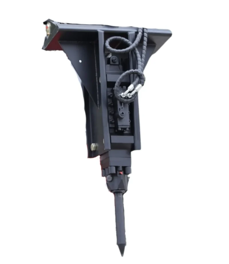 Skid Steer Loader Hydraulic Hammer Concrete Breaker Attachment USA