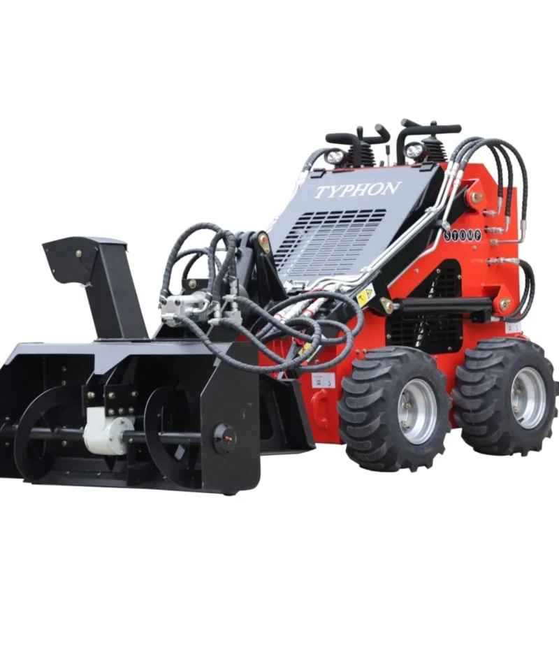 TYPHON Skid Steer Loader Snow Blower Attachment USA