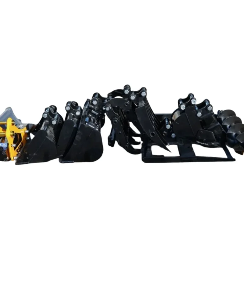 11-in-1 Mini Excavator Attachment Combo Kit All Essential Tools for Worksites