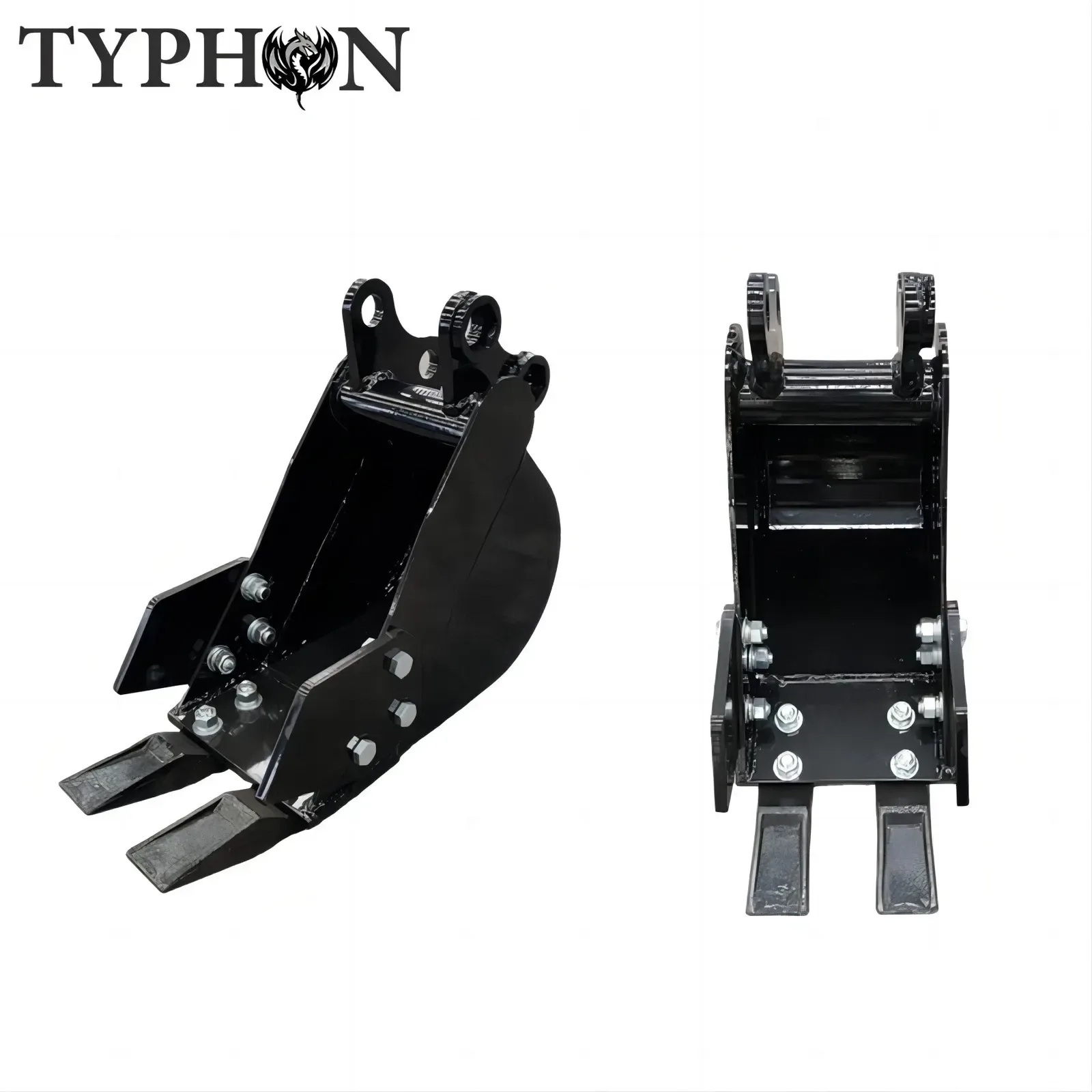10-in-1 Mini Excavator Attachment Bundle Essential Tools Combo Kit for Worksites - Image 2
