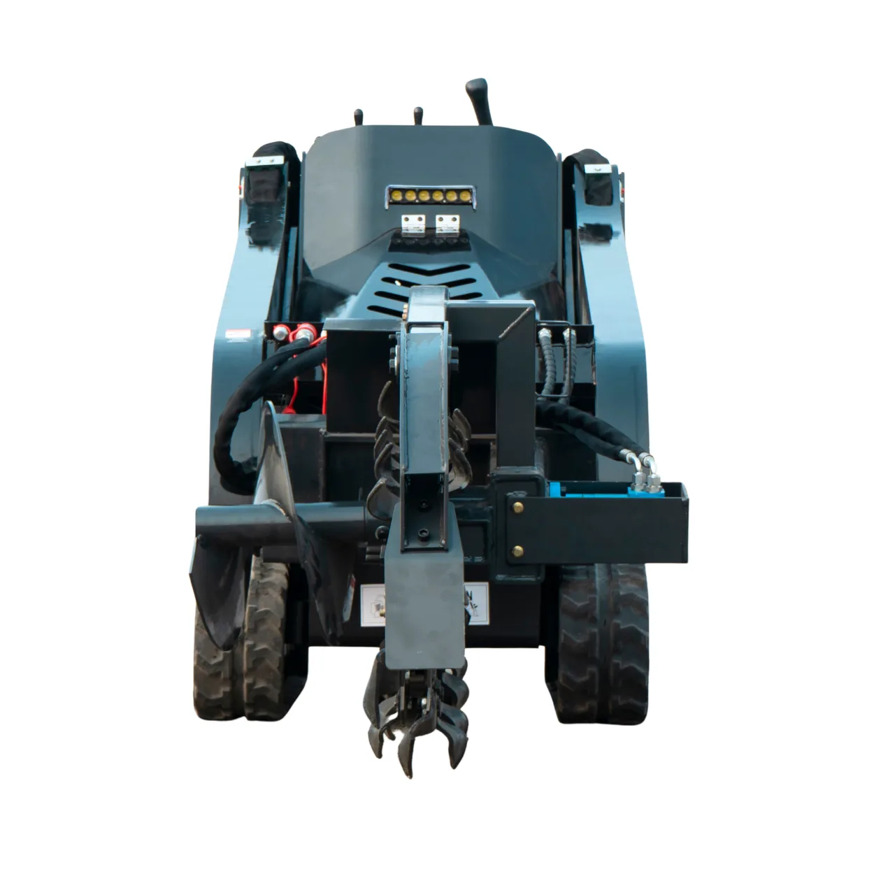 800mm Hydraulic Chain Trencher Attachment for TYPHON STOMP X1300 & STOMP 509 Mini Skid Steers - Image 2