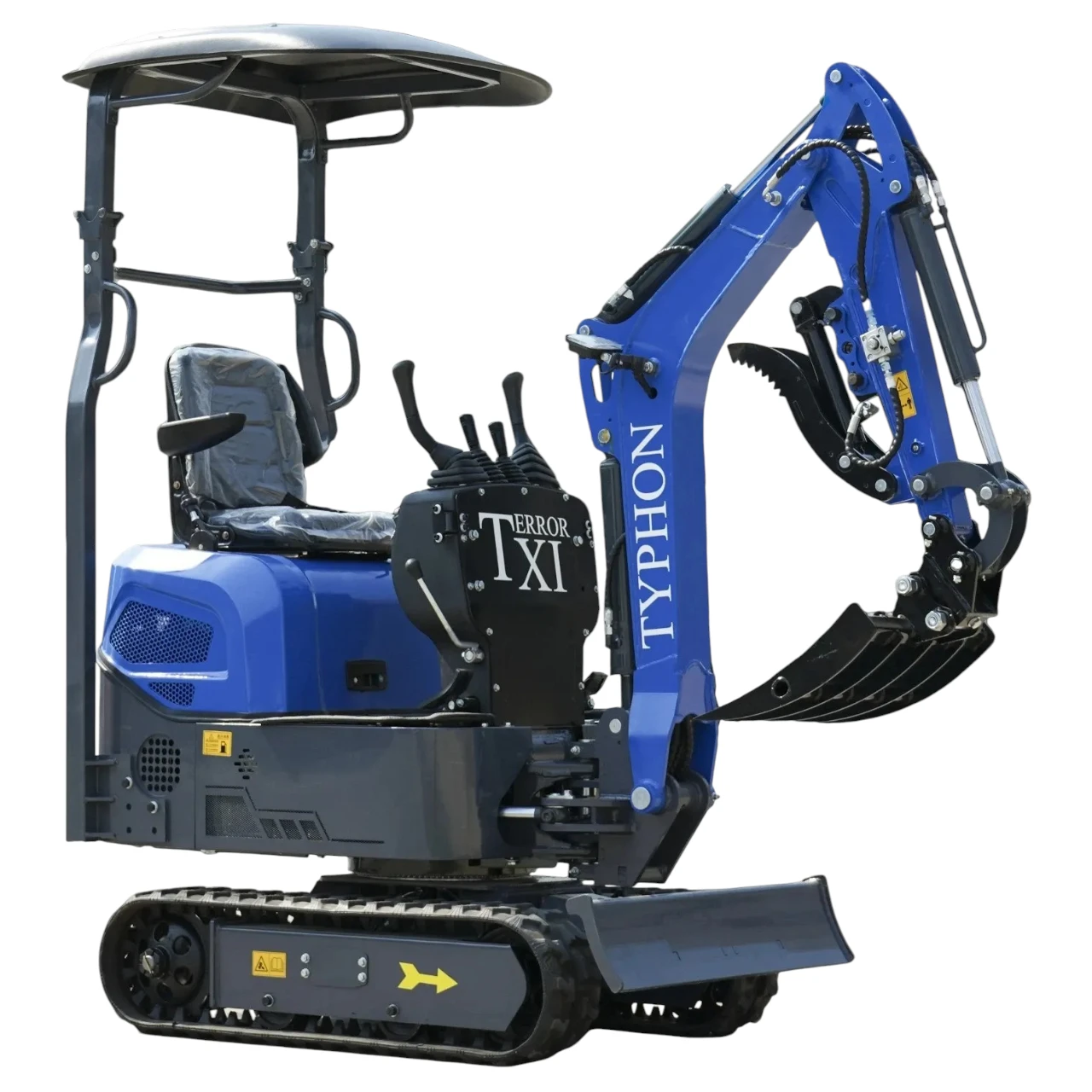TERROR XI Mini Excavator Digger 13.5hp Gas B&S EPA Engine with 13 Attachments - Image 3