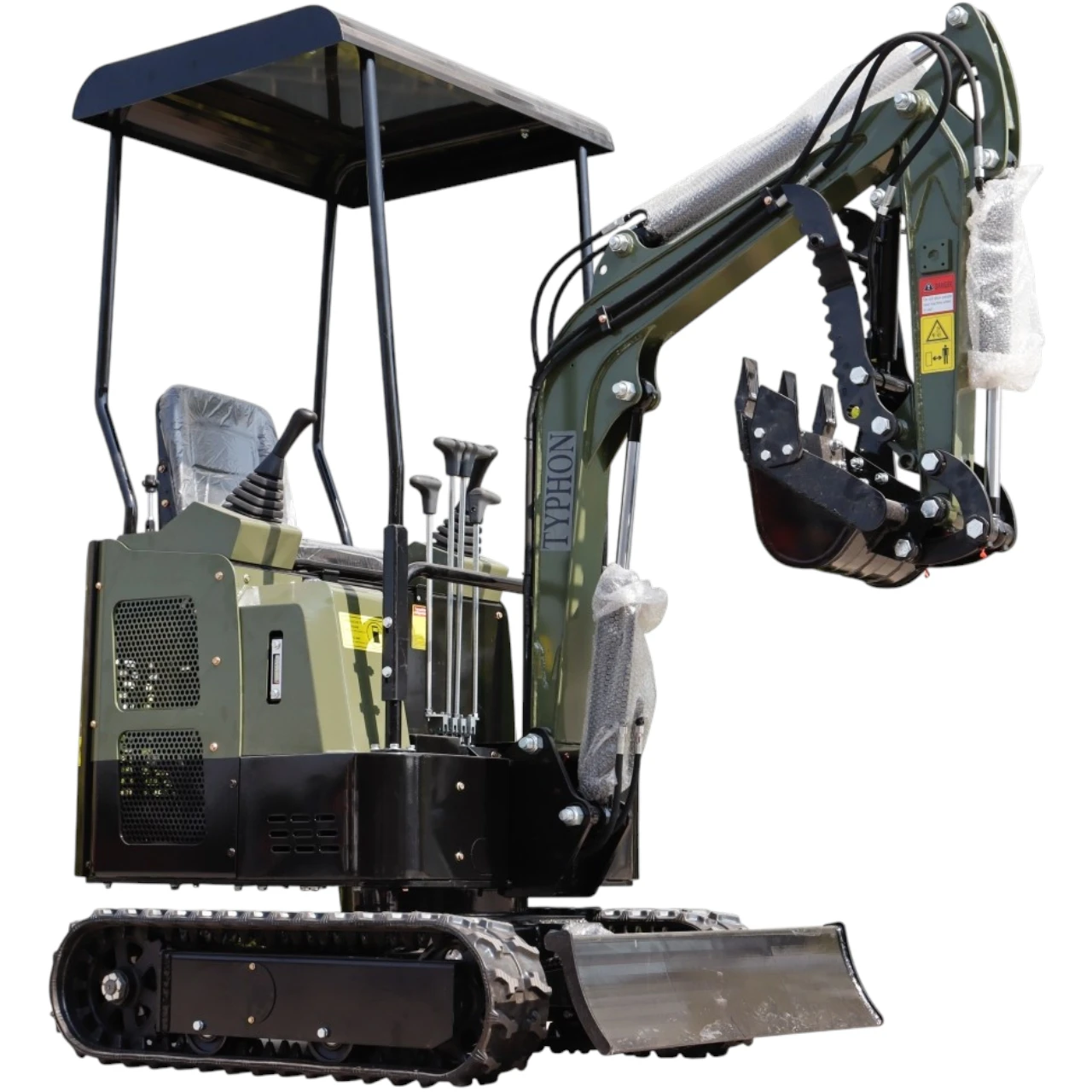 TYPHON TERROR XV STORM Mini Excavator – 1.05 Ton Trench Digger 13.5hp B&S EPA Engine USA - Image 3