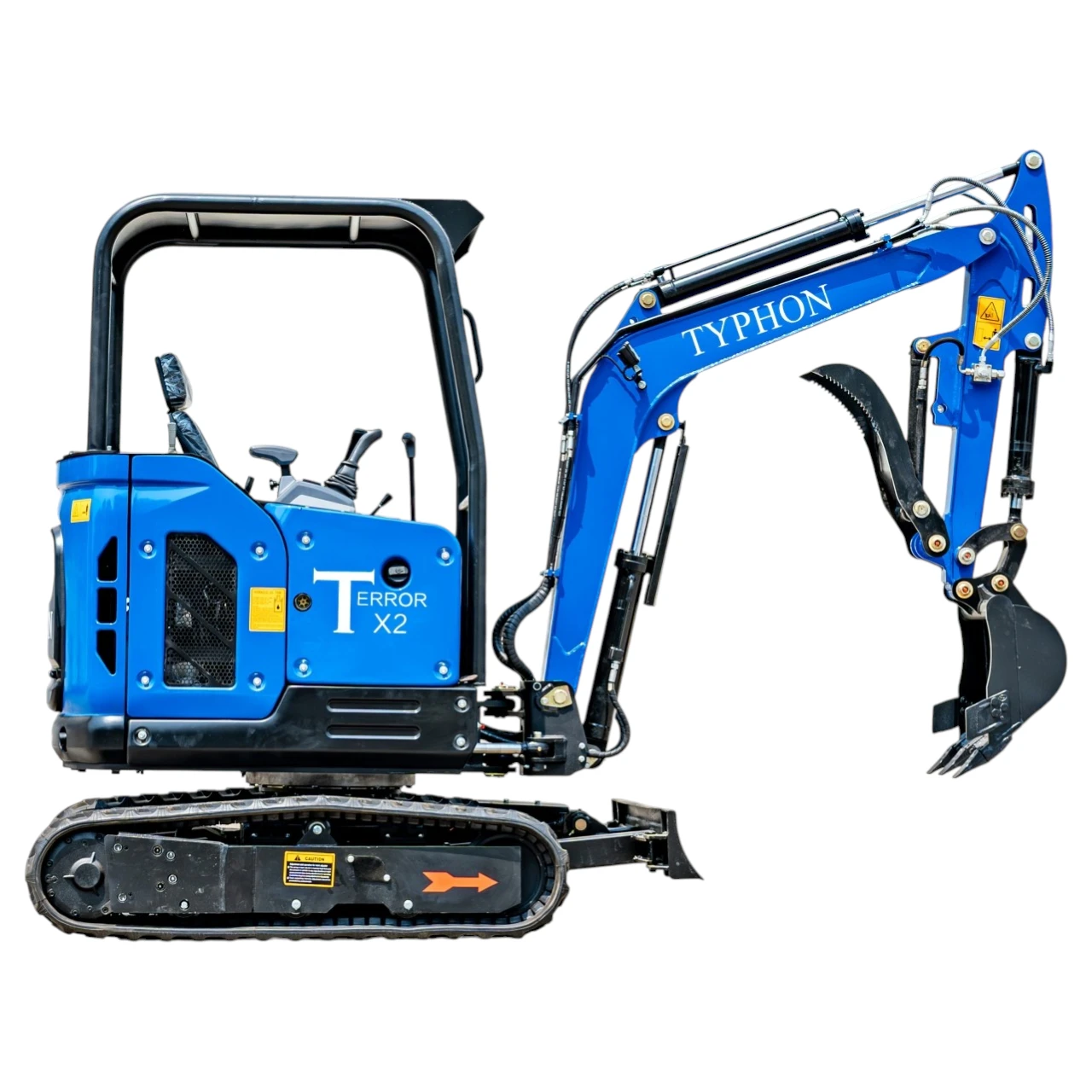 TYPHON TERROR X2 STORM Mini Excavator 2.5 Ton Diesel Kubota V1505 Engine USA - Image 3