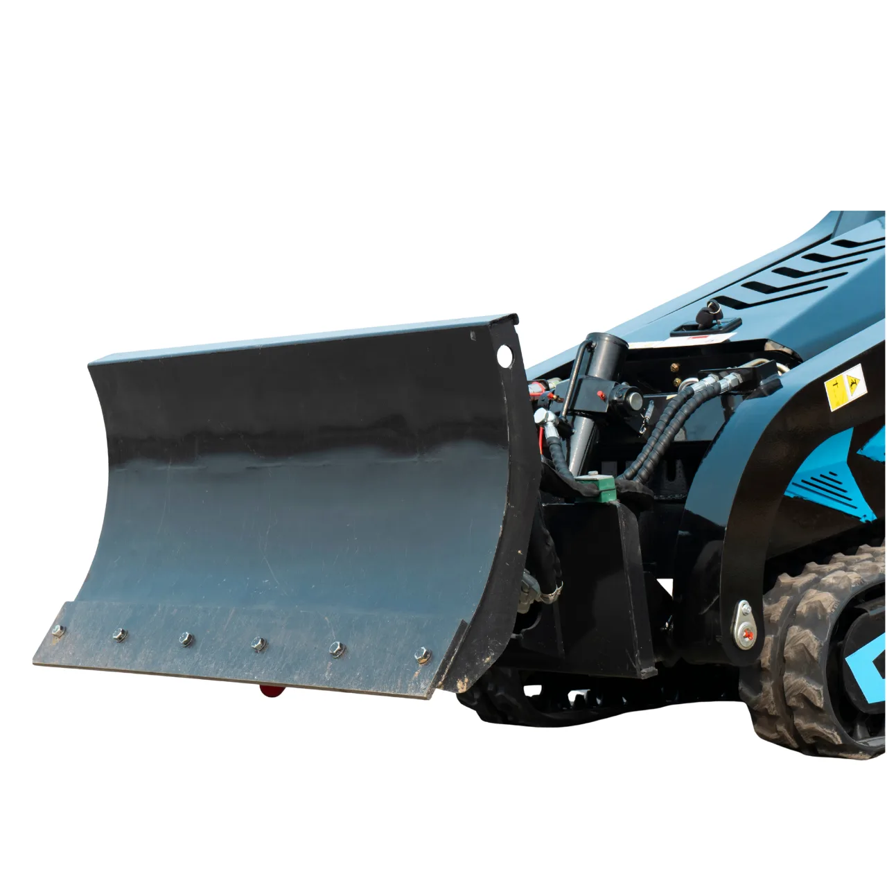 Hydraulic Angle Dozer Blade 30° for TYPHON STOMP X1300 & STOMP 509 Mini Skid Steers – Heavy-Duty Grading & Snow Attachment - Image 3