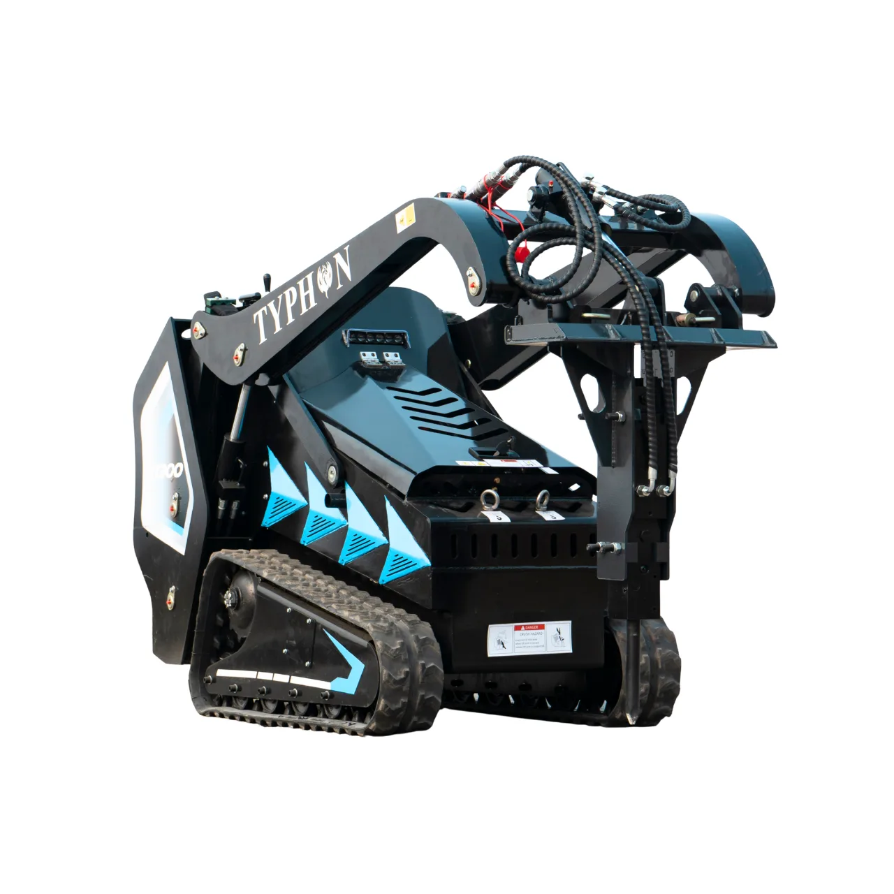 Hydraulic Rock & Concrete Breaker Hammer for TYPHON STOMP X1300 & STOMP 509 Mini Skid Steer Loader - Image 3