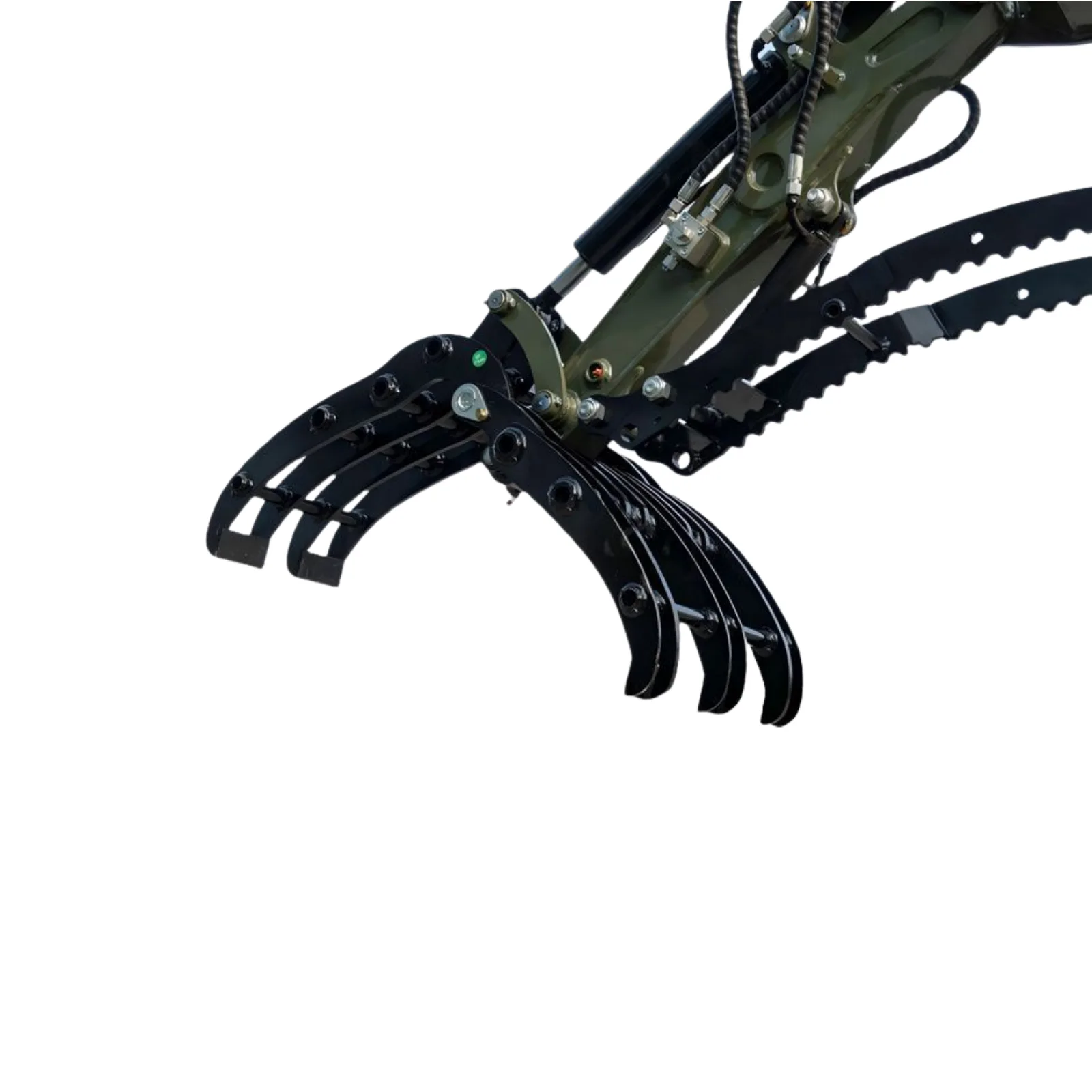 Compact Grapple Attachment for TERROR XXV and other 2.1-3 Ton Mini Excavators Wide Opening Wood Grab USA - Image 3