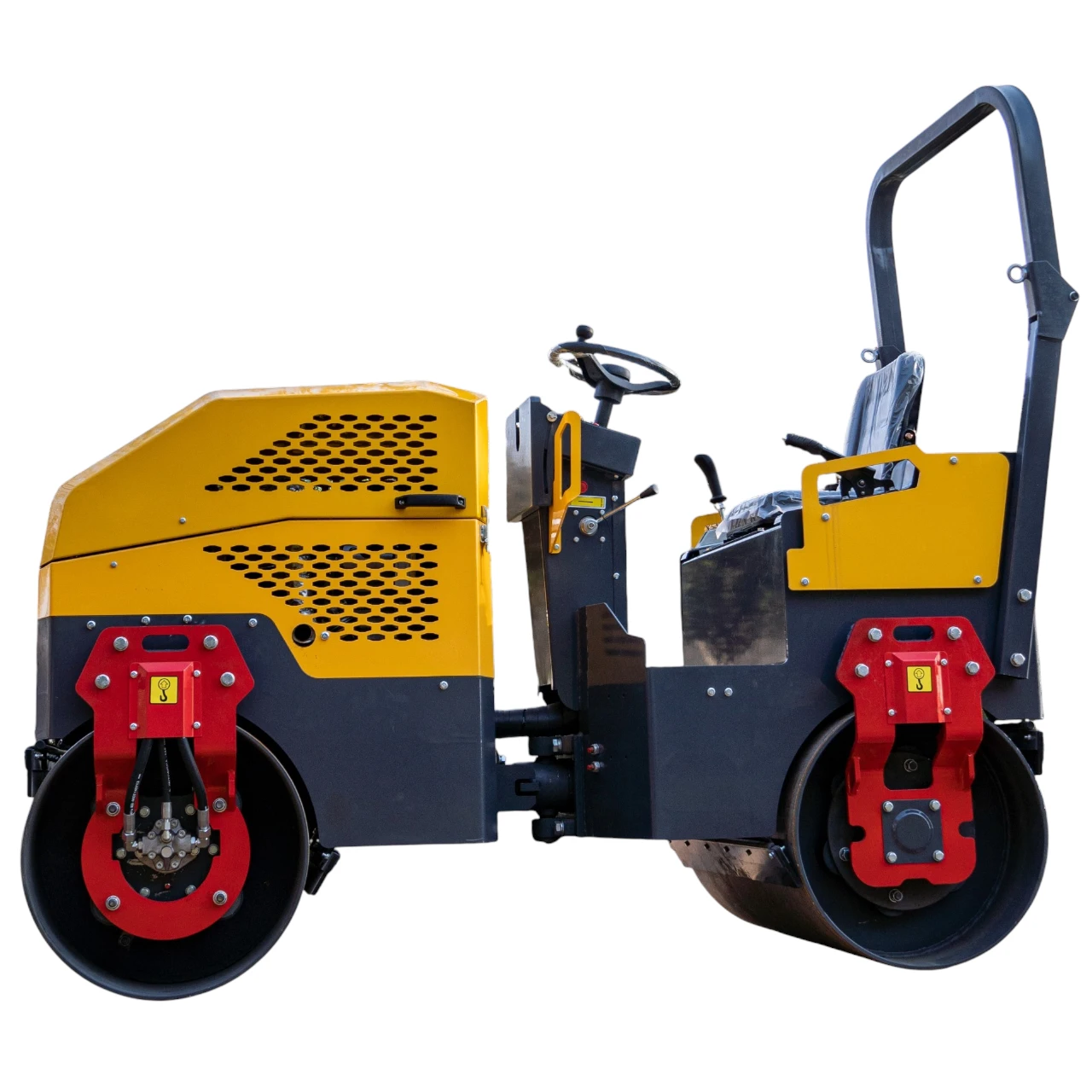 TYPHON FURY 20 Mini Road Roller 2Ton Hydraulic Oil Vibratory B&S 23hp USA engine - Image 3