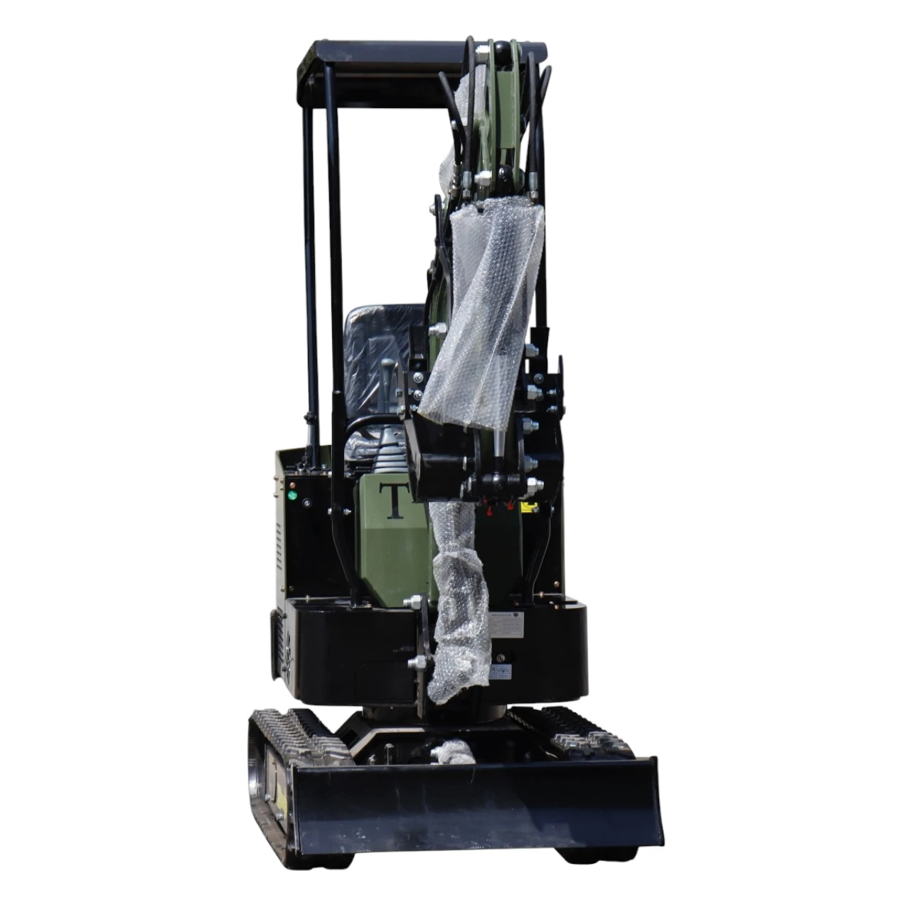 TYPHON TERROR X STORM Mini Excavator – 1 Ton Trench Digger with Canopy, Hydraulic Thumb Clip, Bucket USA - Image 4