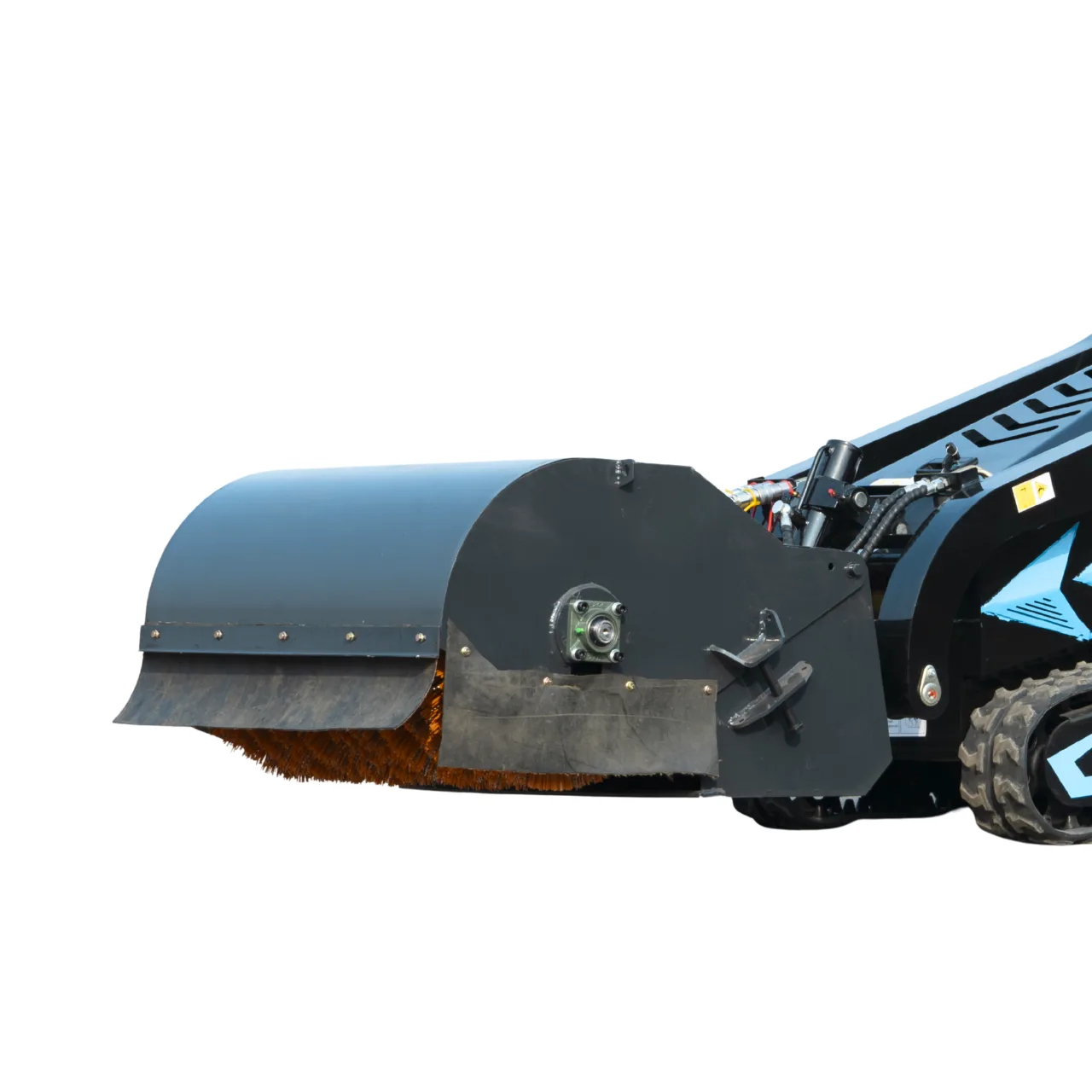 Hydraulic Pickup Sweeper Broom Attachment for TYPHON STOMP X1300 & STOMP 509 Mini Skid Steers - Image 4