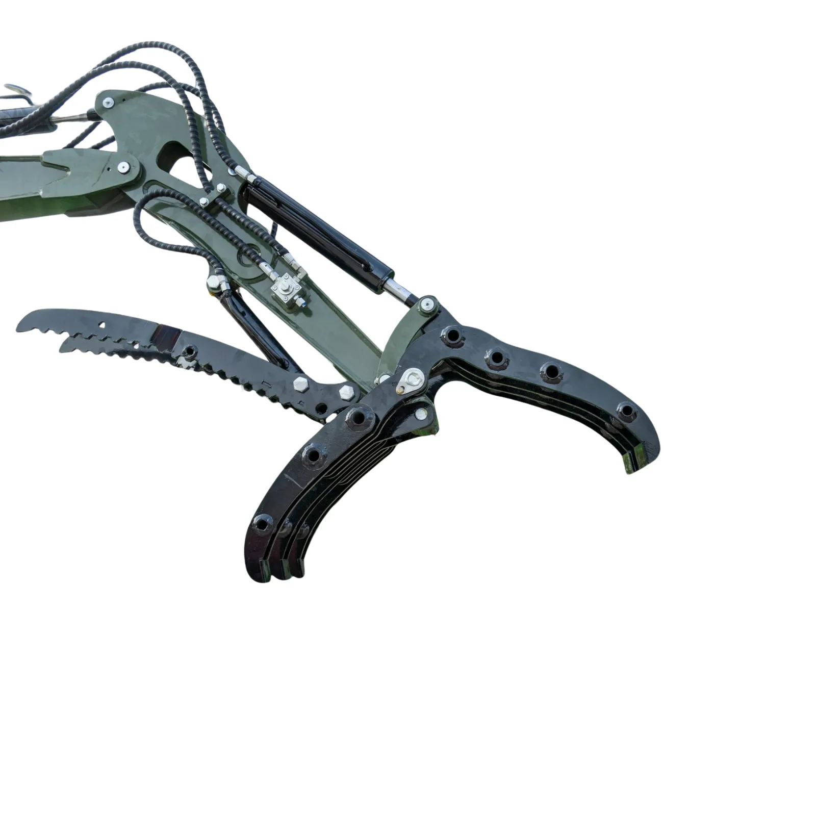 Compact Grapple Attachment for TERROR XXV and other 2.1-3 Ton Mini Excavators Wide Opening Wood Grab USA - Image 4