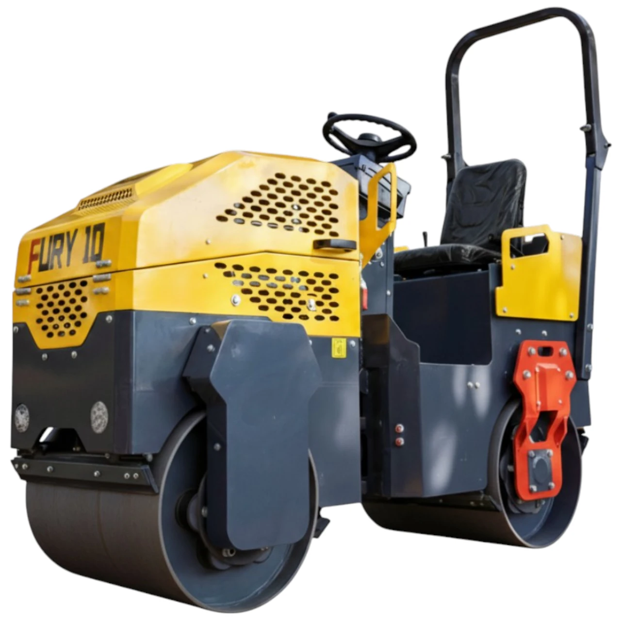 TYPHON Fury 10 Mini Road Roller 1Ton Hydraulic oil B&S 13.5hp gas USA air-cooled - Image 4