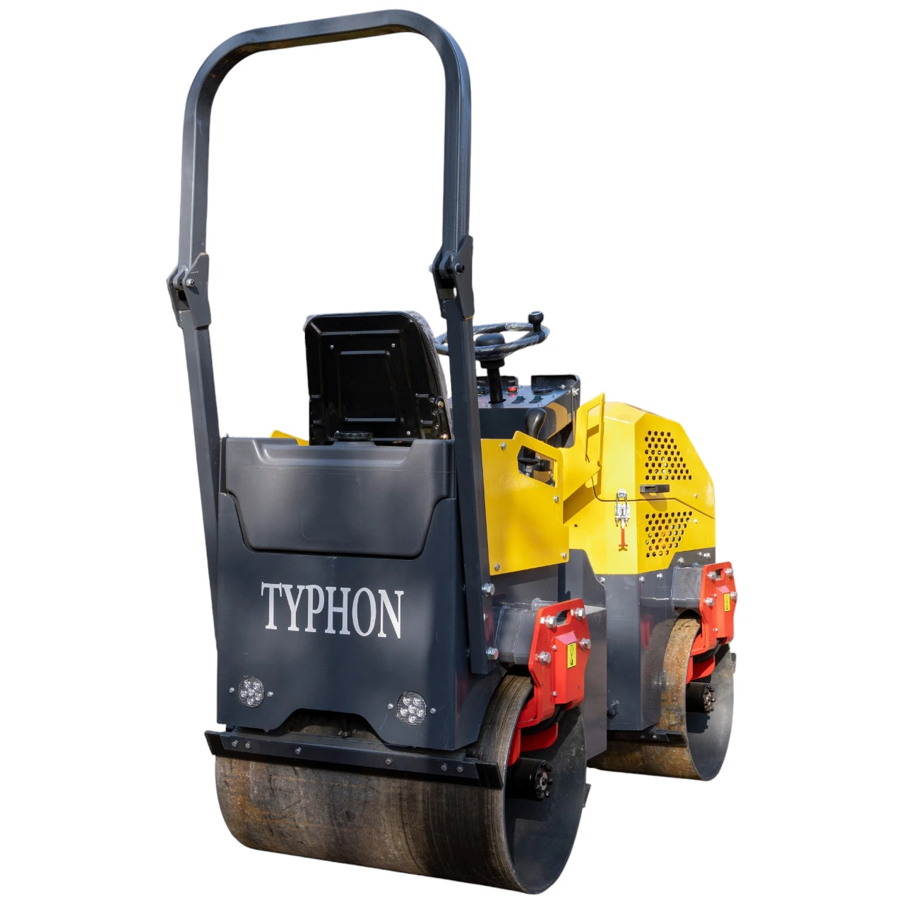 TYPHON FURY 15 Mini Road Roller 1.5Ton 13.5 hp B&S Gas Engine Hydraulic Steering - Image 4