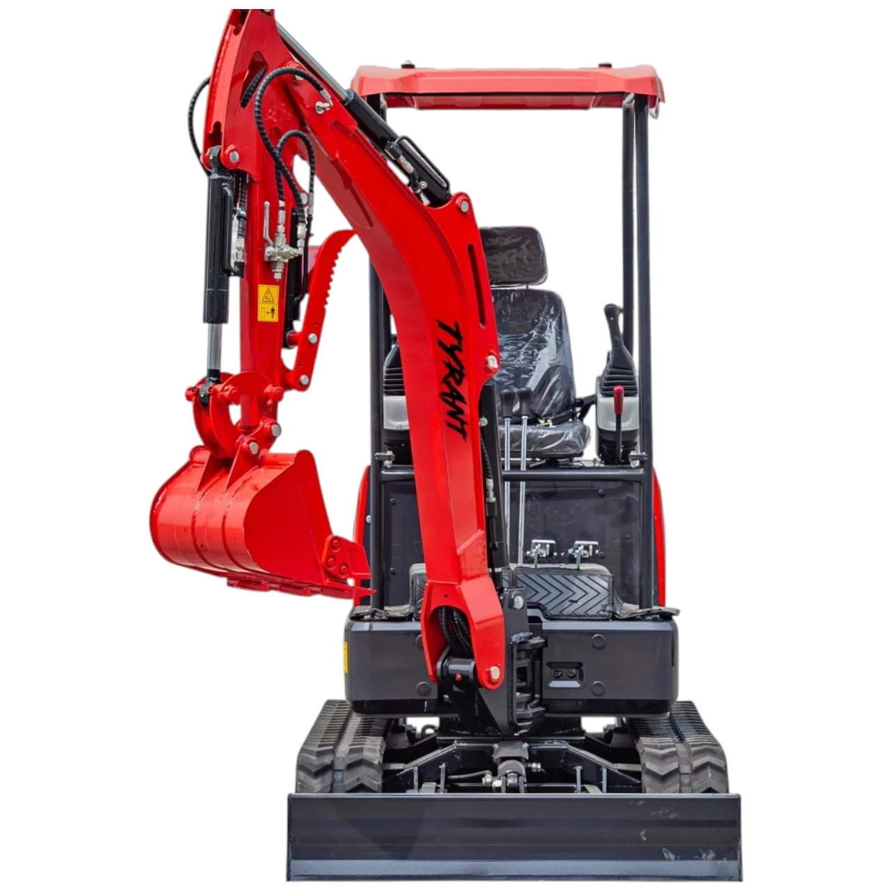 3800lbs TYRANT 17 Diesel Mini Excavator Kubota D902 Engine Side Swing w 12 attachments - Image 5