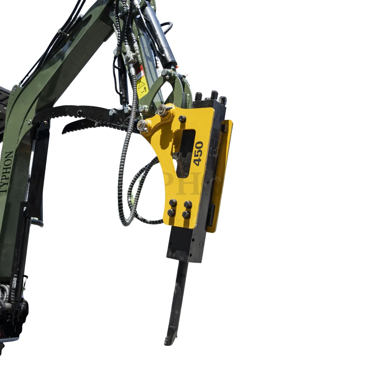 Hydraulic Hammer Attachment Hydraulic Breaker Hammer for TERROR XXV and other 2.1-3 Ton Mini Excavators USA - Image 5
