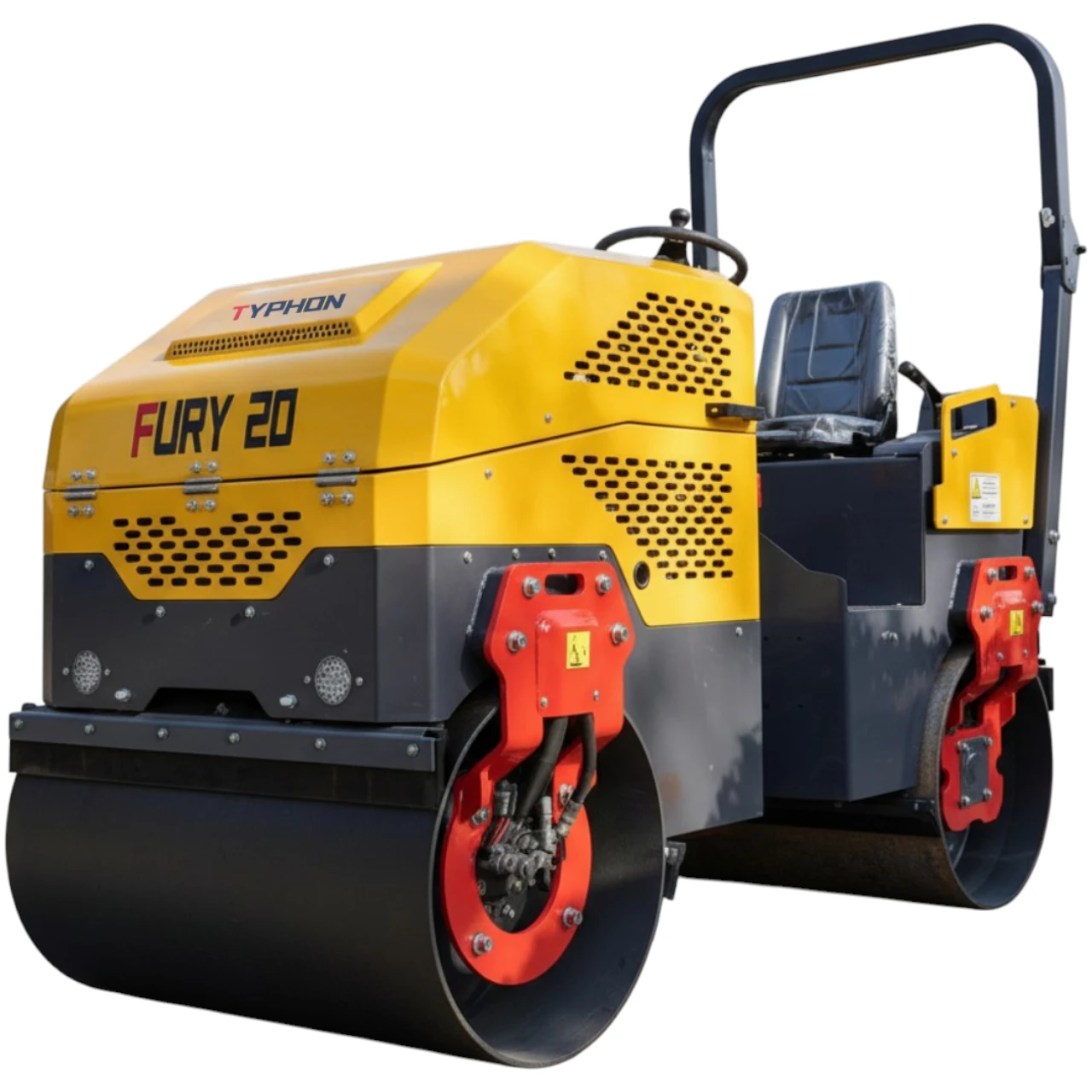 TYPHON FURY 20 Mini Road Roller 2Ton Hydraulic Oil Vibratory B&S 23hp USA engine - Image 5
