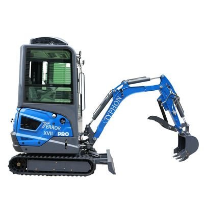 TYPHON TERROR XVII PRO Prestige Edition – Enclosed Mini Excavator with AC, Heater & Ergonomic Comfort - Image 15