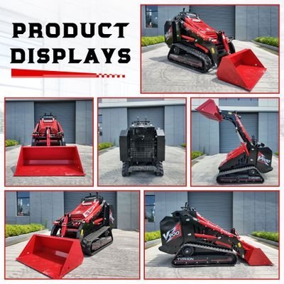 Brand New TYPHON STOMP V900 1.4 Ton Mini Track Loader Featuring Dual Auxiliary Hydraulics & Kubota D1105 25HP USA Engine - Image 11