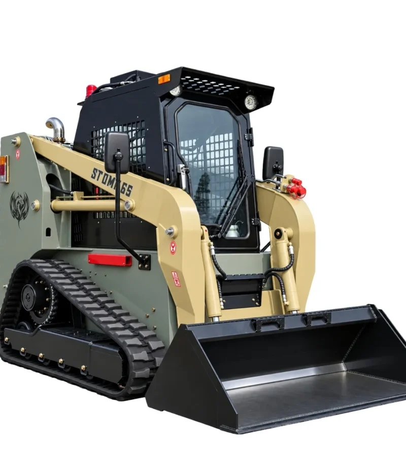 TYPHON STOMP 65 PROPACT 9,000 lb Tracked Skid Steer – 74 HP Cummins & AC/Heat Cab